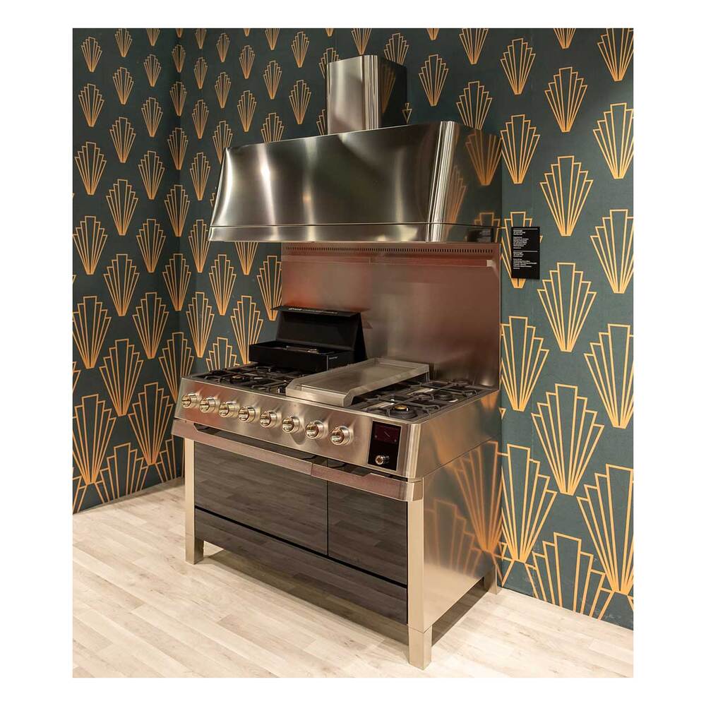 ILVE Panoramagic 48" Dual Fuel Range - 8 Burners + Griddle, Double Ovens - image 4