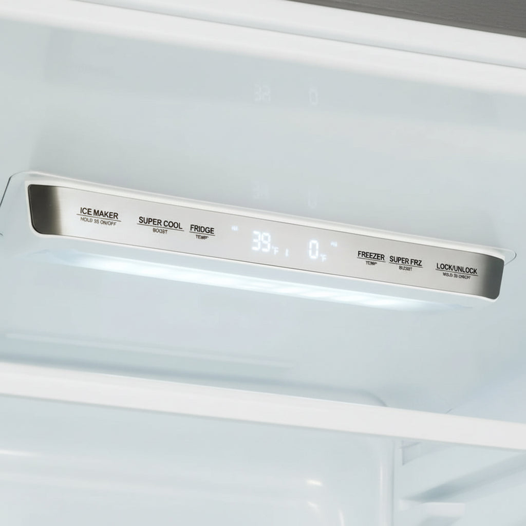 36" 26.5 Cubic Feet Energy Star Smudge-Resistant French Door Refrigerator