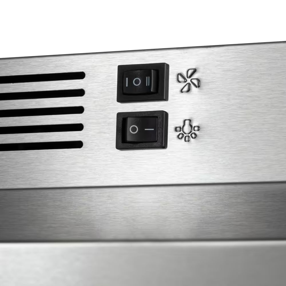 36-In Stainless Steel under Cabinet Range Hood with Charcoal Filter