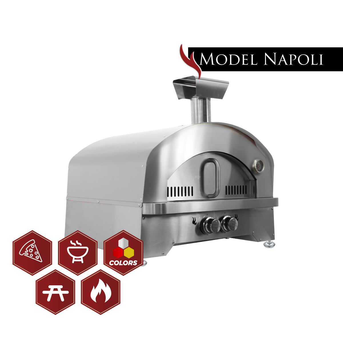 Kucht NAPOLI Outdoor Portable Propane Gas Pizza Oven - image 2