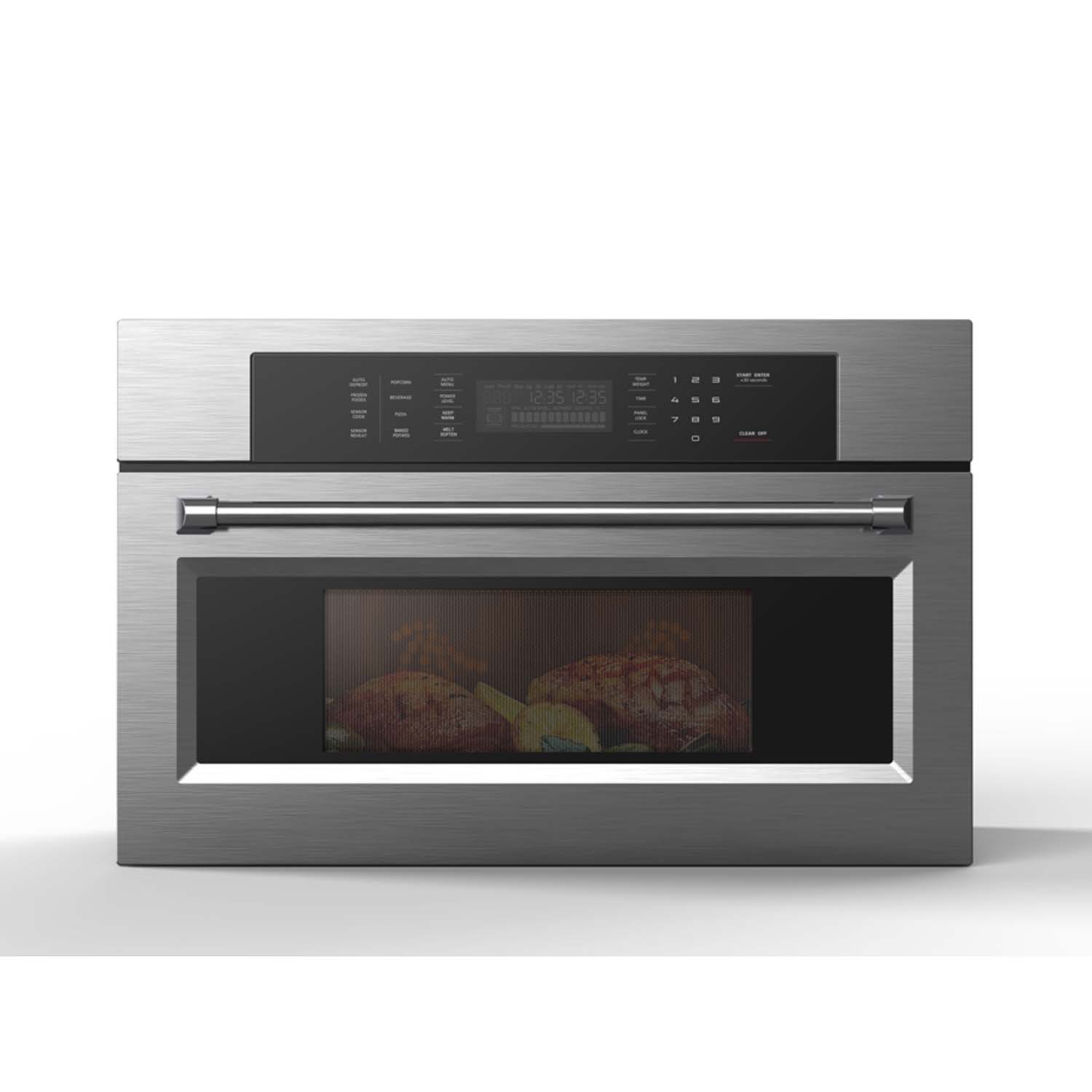 Kucht 30 in 1.6 Cu. Ft. Stainless Steel Air Fryer and Convection Built In Microwave KM30C - image 1