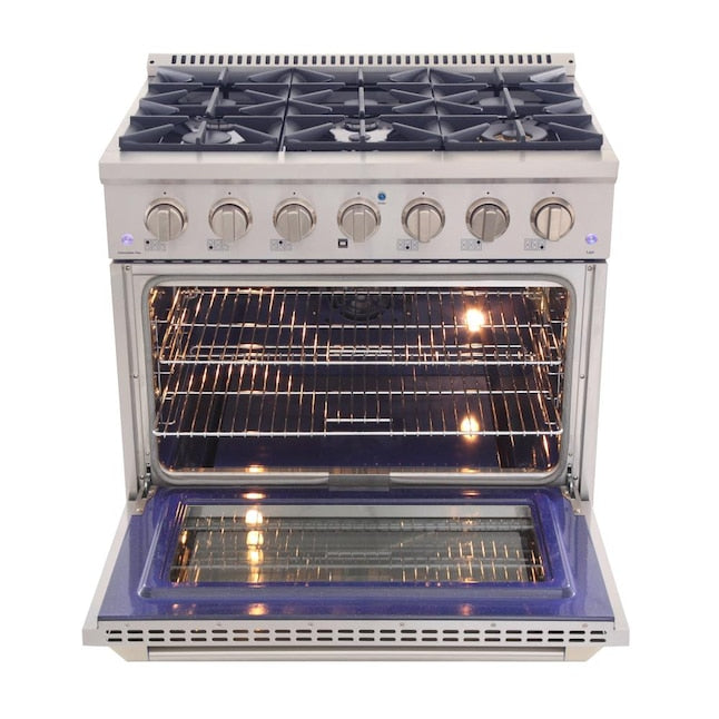 Kucht Professional 36 in. 5.2 cu. ft. Dual Fuel Range KDF362 - image 3