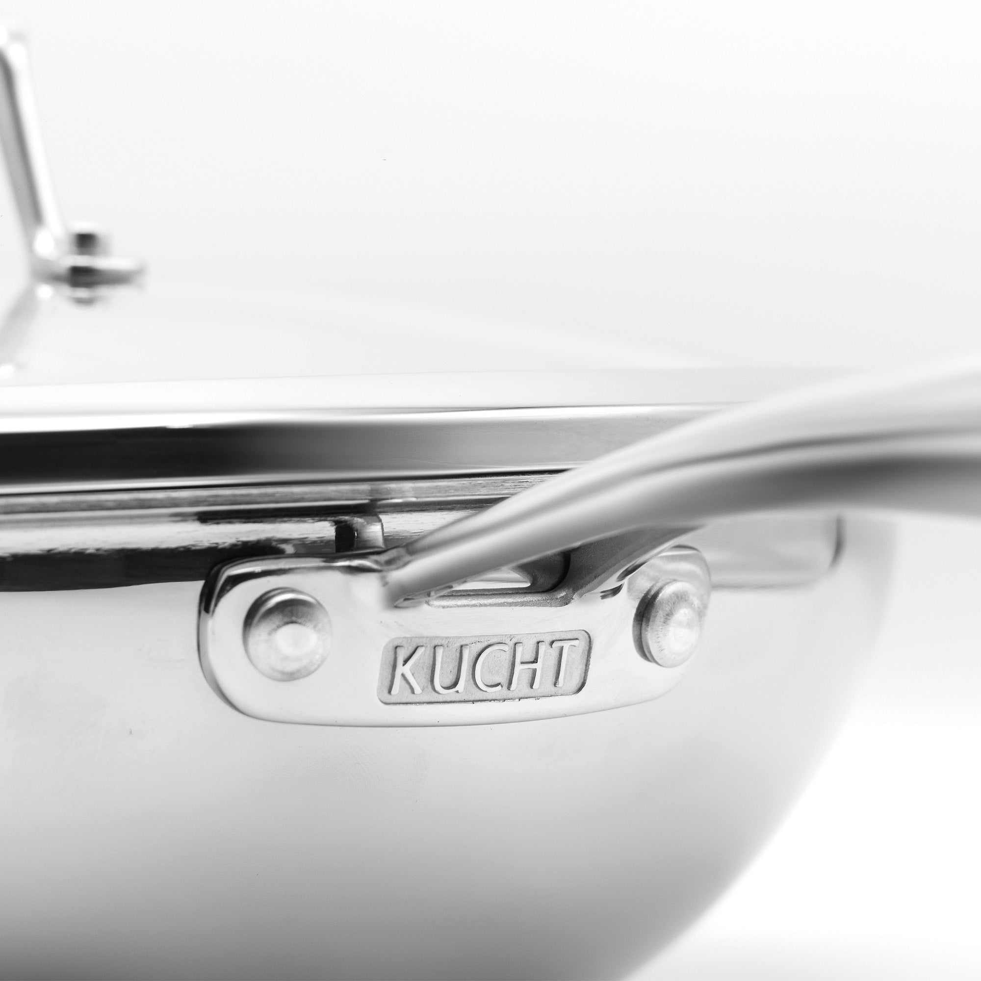 Kucht Culinary Professional 3-Ply Stainless Steel Wok with Lid KW309 - image 3