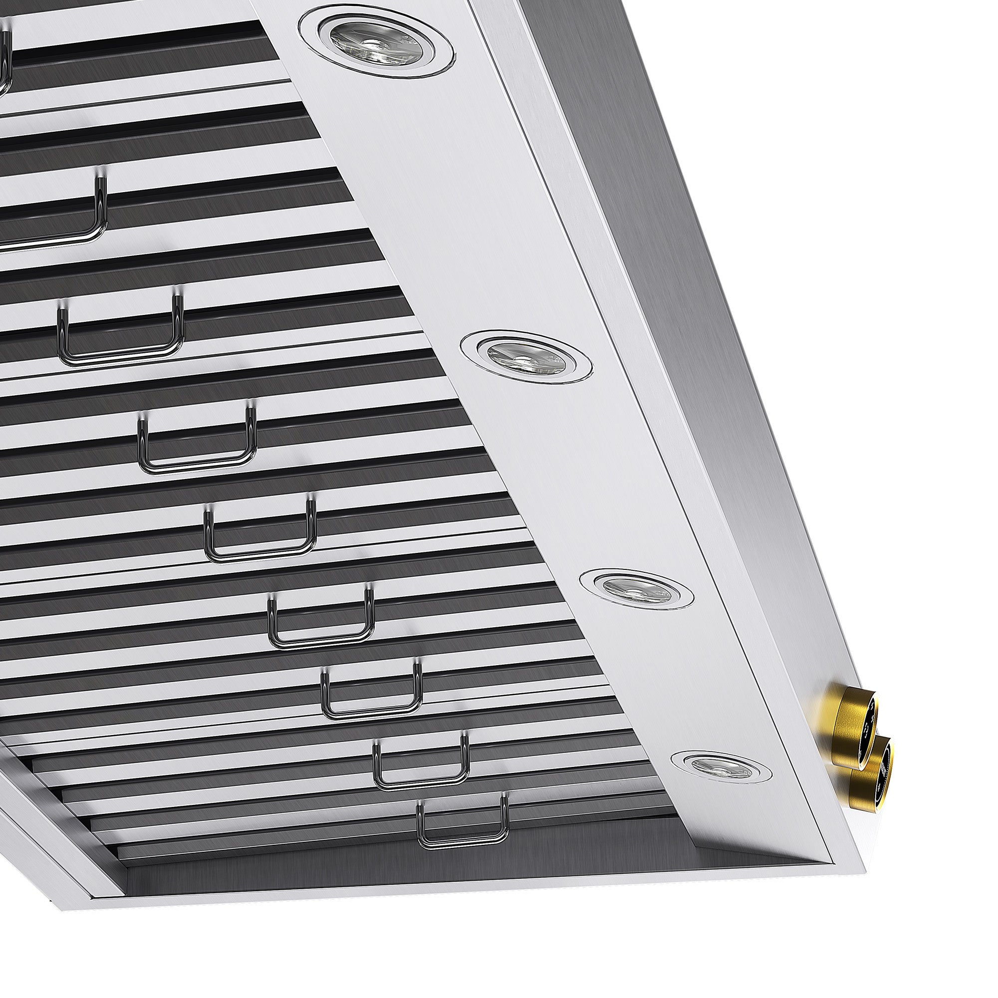 Kucht Pro Style 60 in. 1200 CFM Under Cabinet Range Hood, Stainless Steel, Digital Controls KRH600 - image 4