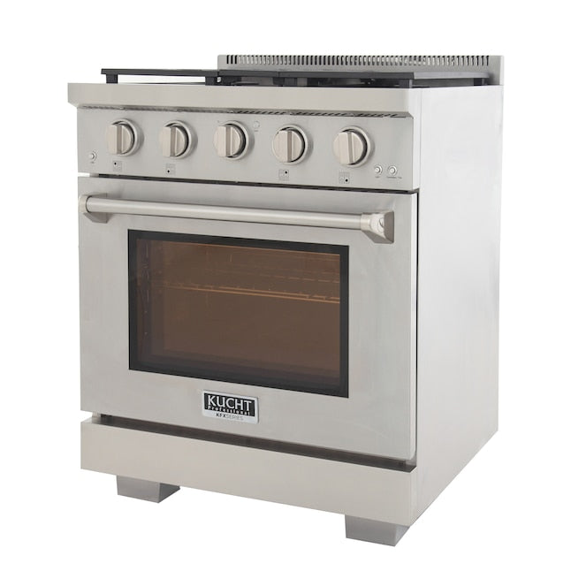 Kucht Professional 30 in. 4.2 cu. ft. Natural Gas Range and Convection Oven KFX3000X - image 29