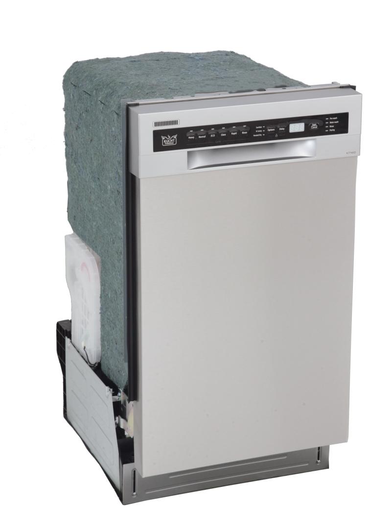 Kucht Professional 18 in. Front Control Dishwasher K7740D - image 10