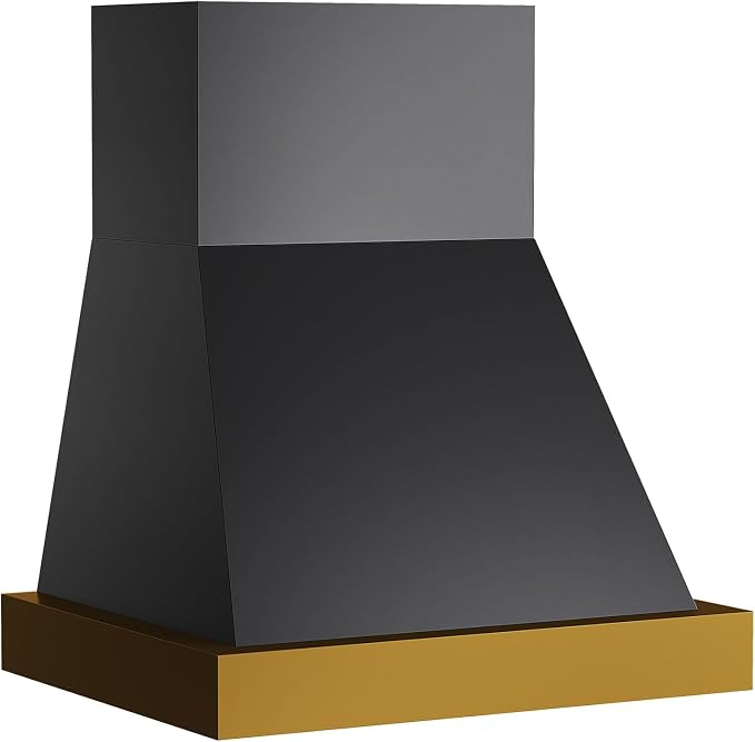 Kucht 30 in. 900 CFM Wall Mounted Range Hood in Titanium Stainless Steel KRH30TG