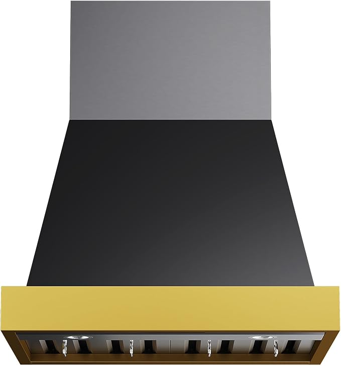 Kucht 30 in. 900 CFM Wall Mounted Range Hood in Titanium Stainless Steel KRH30TG