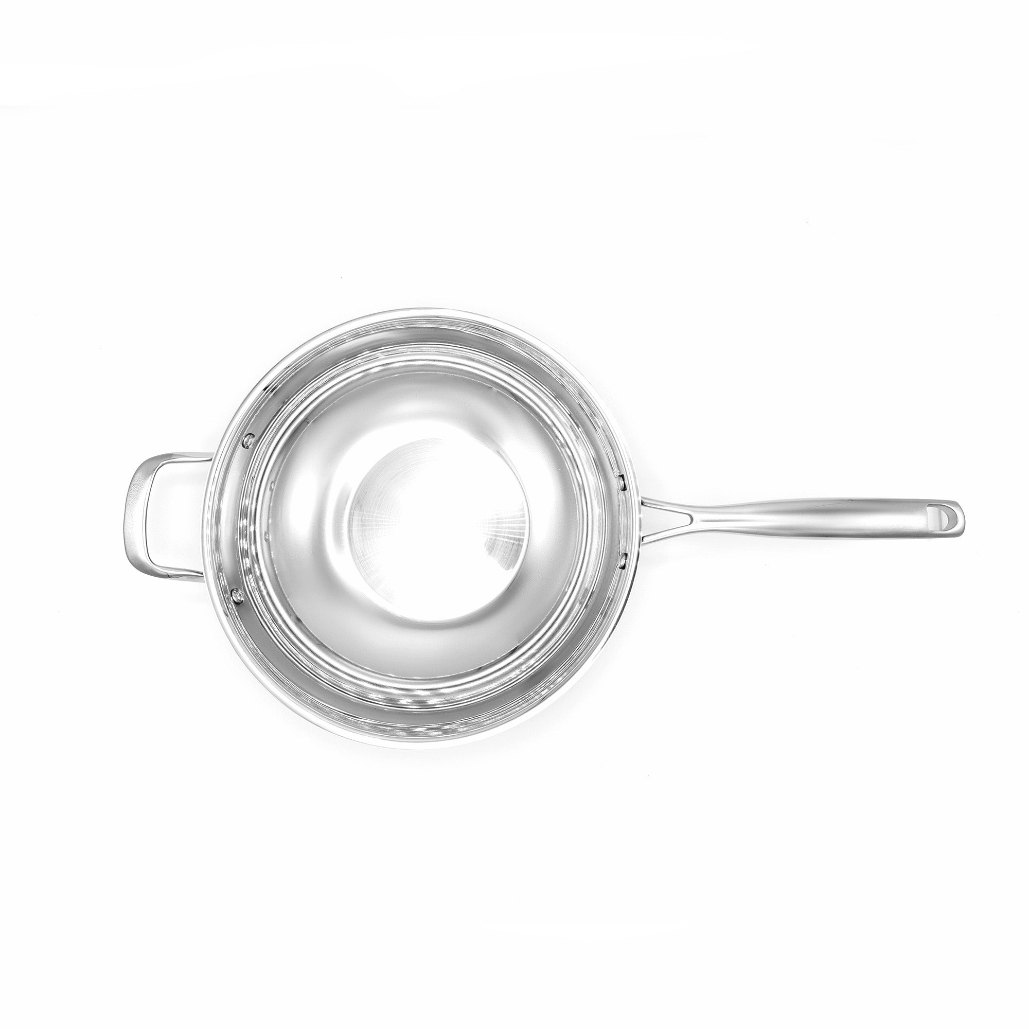Kucht Culinary Professional 3-Ply Stainless Steel Wok with Lid KW309 - image 7