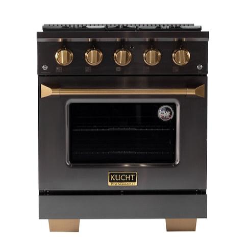 Kucht Gemstone Professional 30 in. 4.2 cu. ft. Dual Fuel Range KED304 - image 1