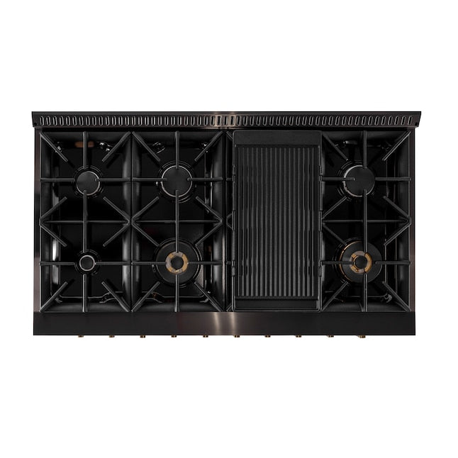 Kucht Gemstone Professional 48 in. 6.7 cu. ft. Dual Fuel Range KED484 - image 11
