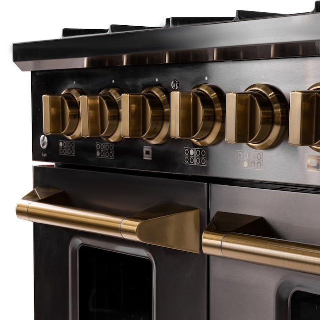 Kucht Gemstone Professional 48 in. 6.7 cu. ft. Dual Fuel Range KED484 - image 28