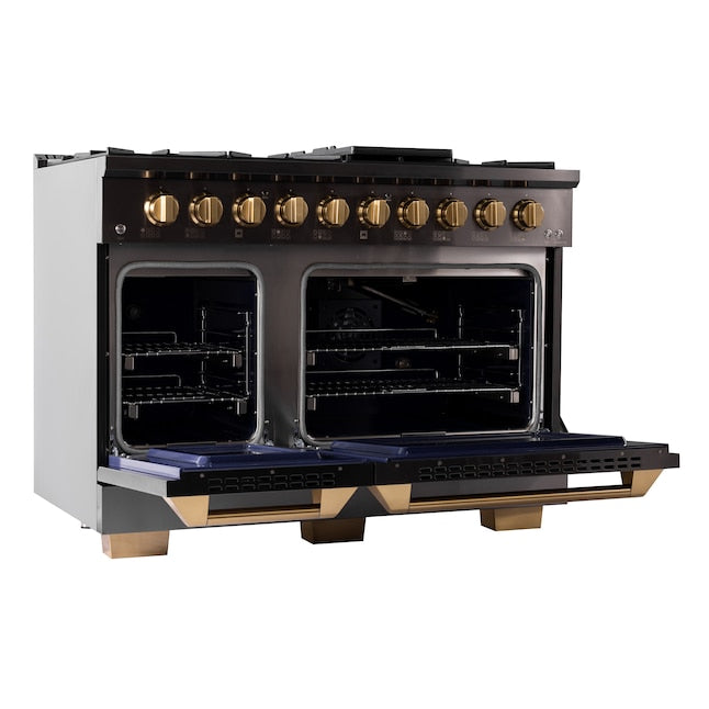 Kucht Gemstone Professional 48 in. 6.7 cu. ft. Dual Fuel Range KED484 - image 23