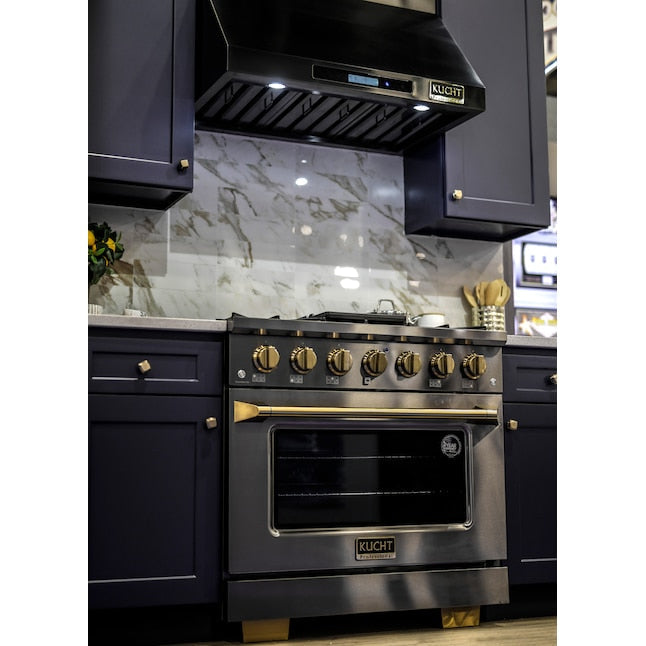 Kucht Gemstone Professional 30 in. 4.2 cu. ft. Natural Gas Range with Sealed Burners and Convection Oven KEG303 - image 2