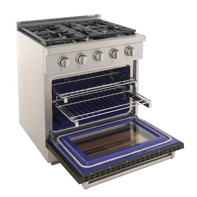 Kucht Professional 30 in. 4.2 cu. ft. Natural Gas Range with Sealed Burners and Convection Oven in Stainless Steel KFX300 - image 20