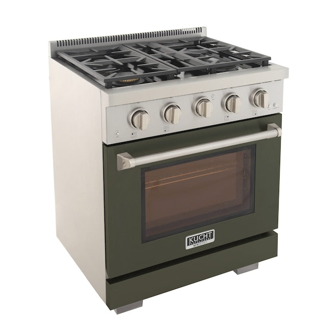 Kucht Professional 30 in. 4.2 cu. ft. Natural Gas Range and Convection Oven KFX3000X - image 134