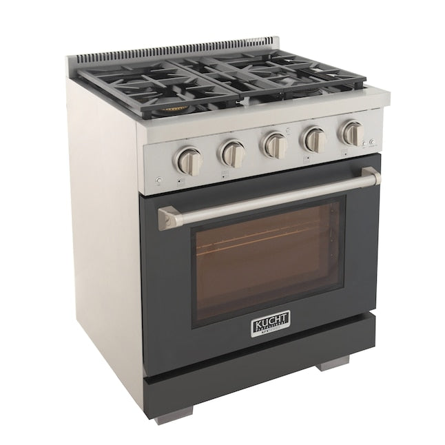 Kucht Professional 30 in. 4.2 cu. ft. Natural Gas Range and Convection Oven KFX3000X - image 152
