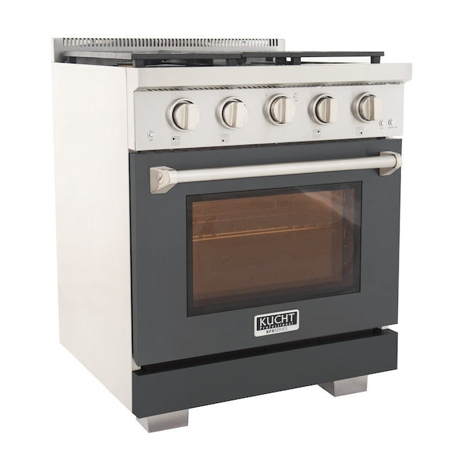 Kucht Professional 30 in. 4.2 cu. ft. Natural Gas Range and Convection Oven KFX3000X - image 153