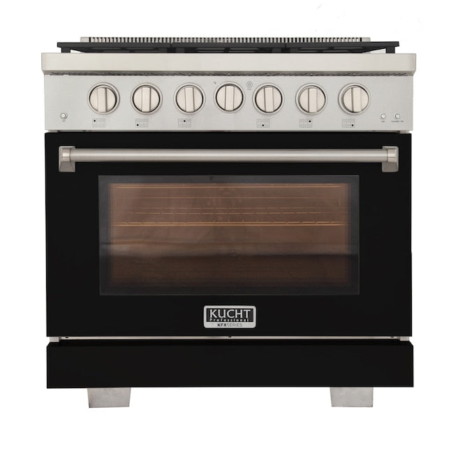 Kucht Professional 36 in. 5.2 cu. ft. Natural Gas Range and Convection Oven KFX3600X - image 61