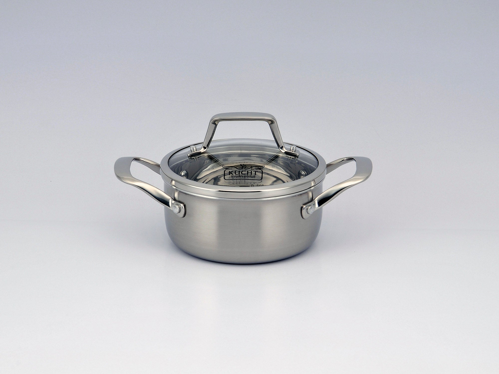 Kucht Culinary Professional 3-Ply Stainless Steel 10-Piece Cookware Set K16020 - image 6