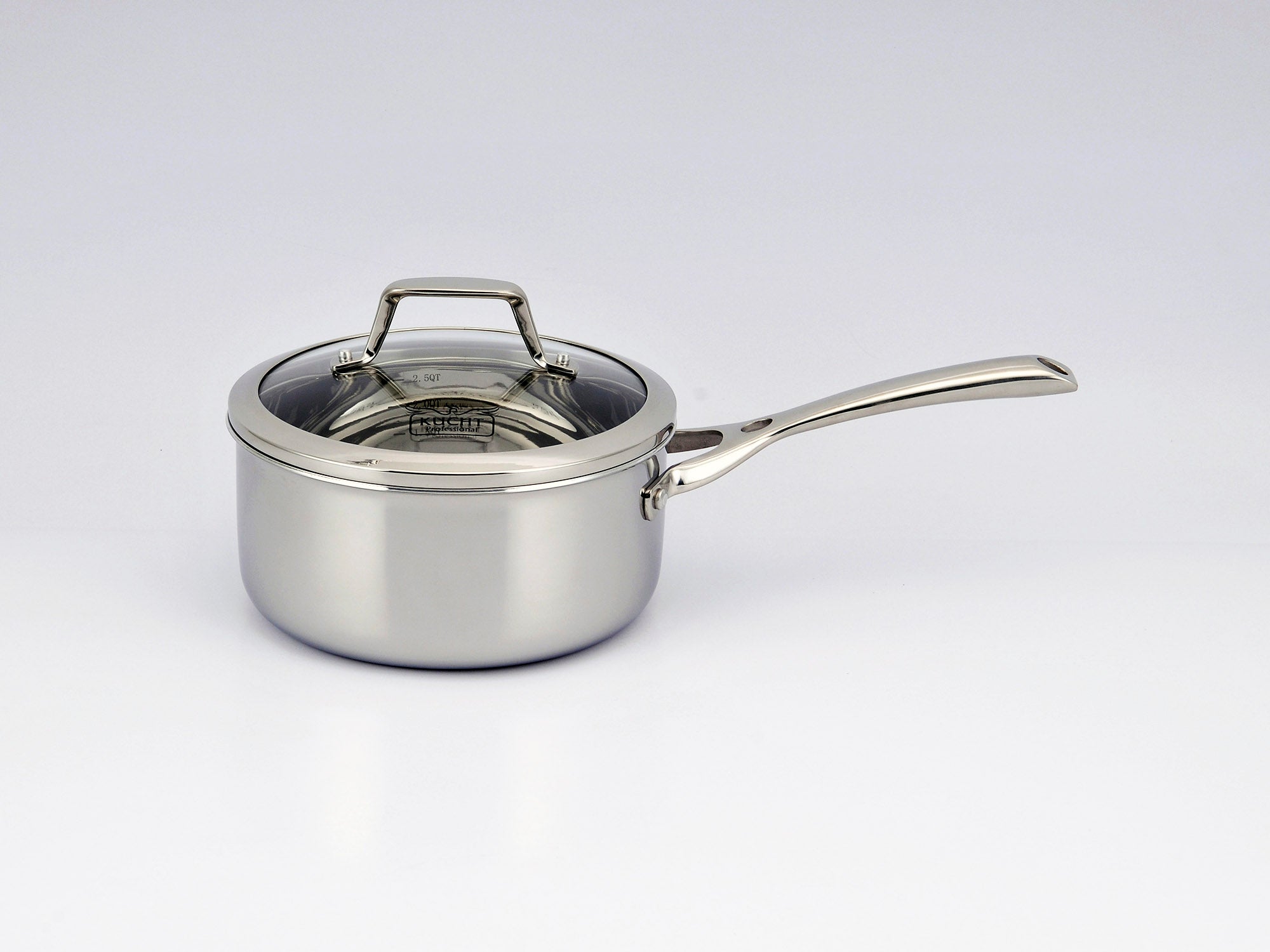Kucht Culinary Professional 3-Ply Stainless Steel 10-Piece Cookware Set K16020 - image 4