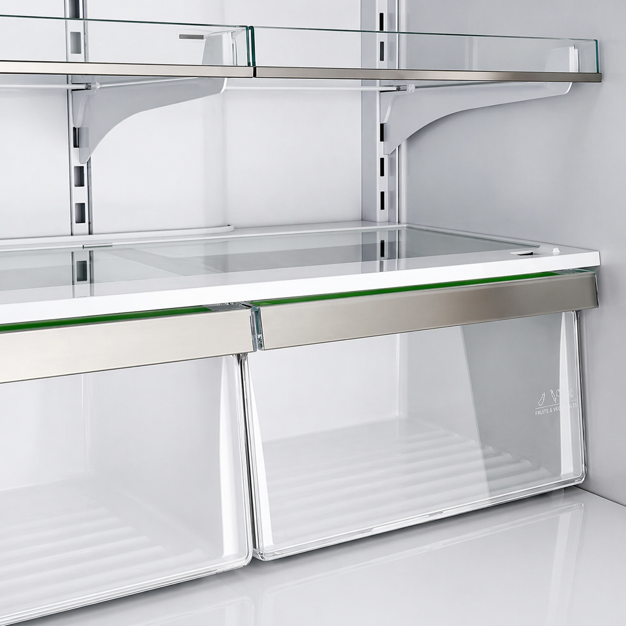 36" 26.5 Cubic Feet Energy Star Smudge-Resistant French Door Refrigerator