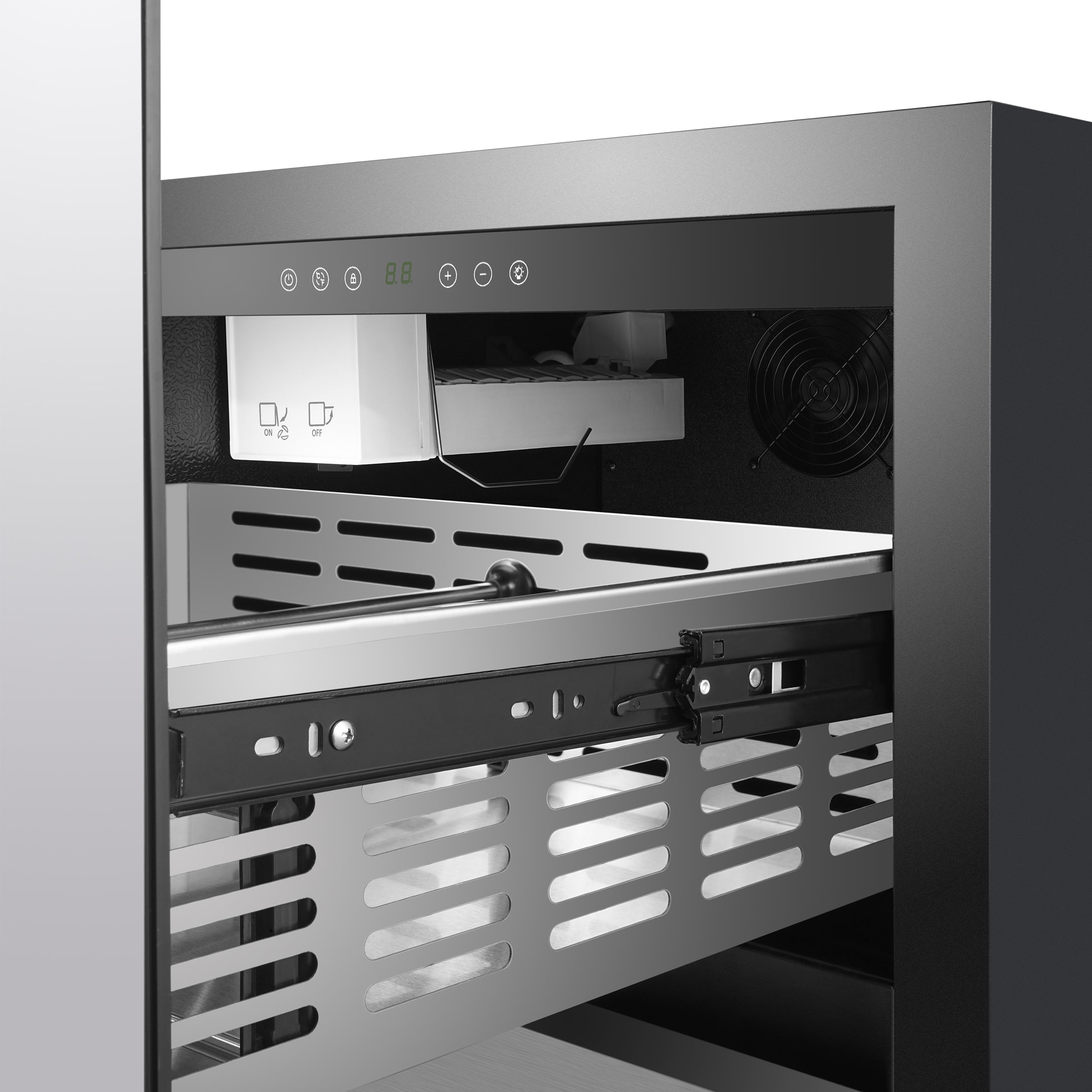 Forno Cosenza 24" Built-In Drawer Freezer with Ice Maker, 4.69 cu.ft.