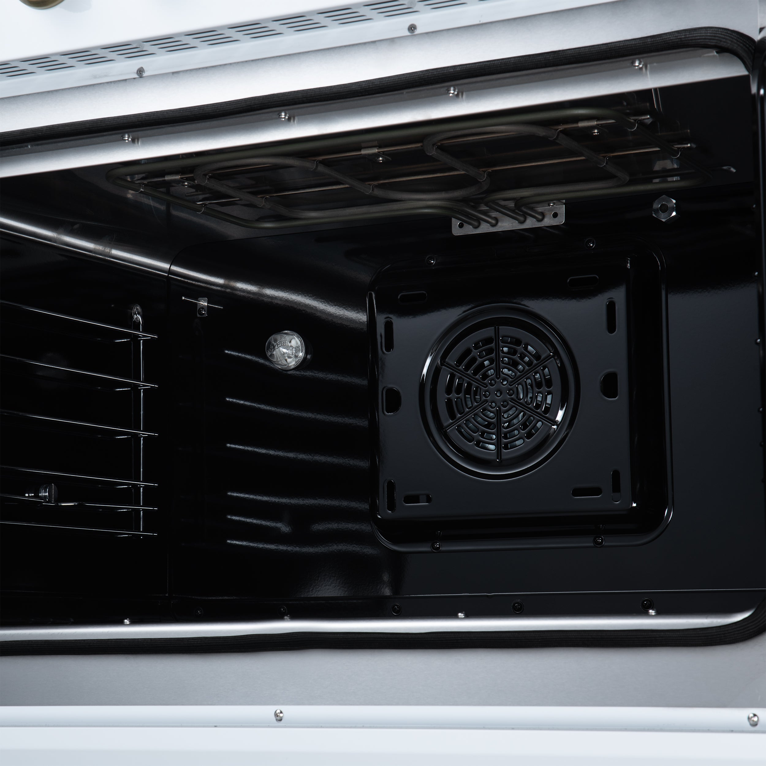 Torino French Door 36 Inch Induction Range with Air Fryer, Air Sous Vide & True Convection, Dual Broiler, White