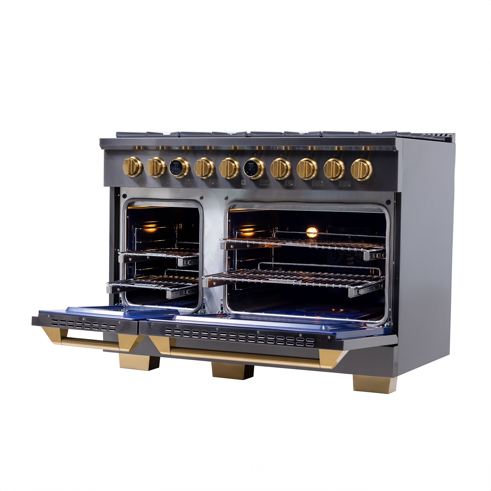 Kucht 48 in. 8 Burners Double Oven Dual Fuel Range KXD48 - image 24