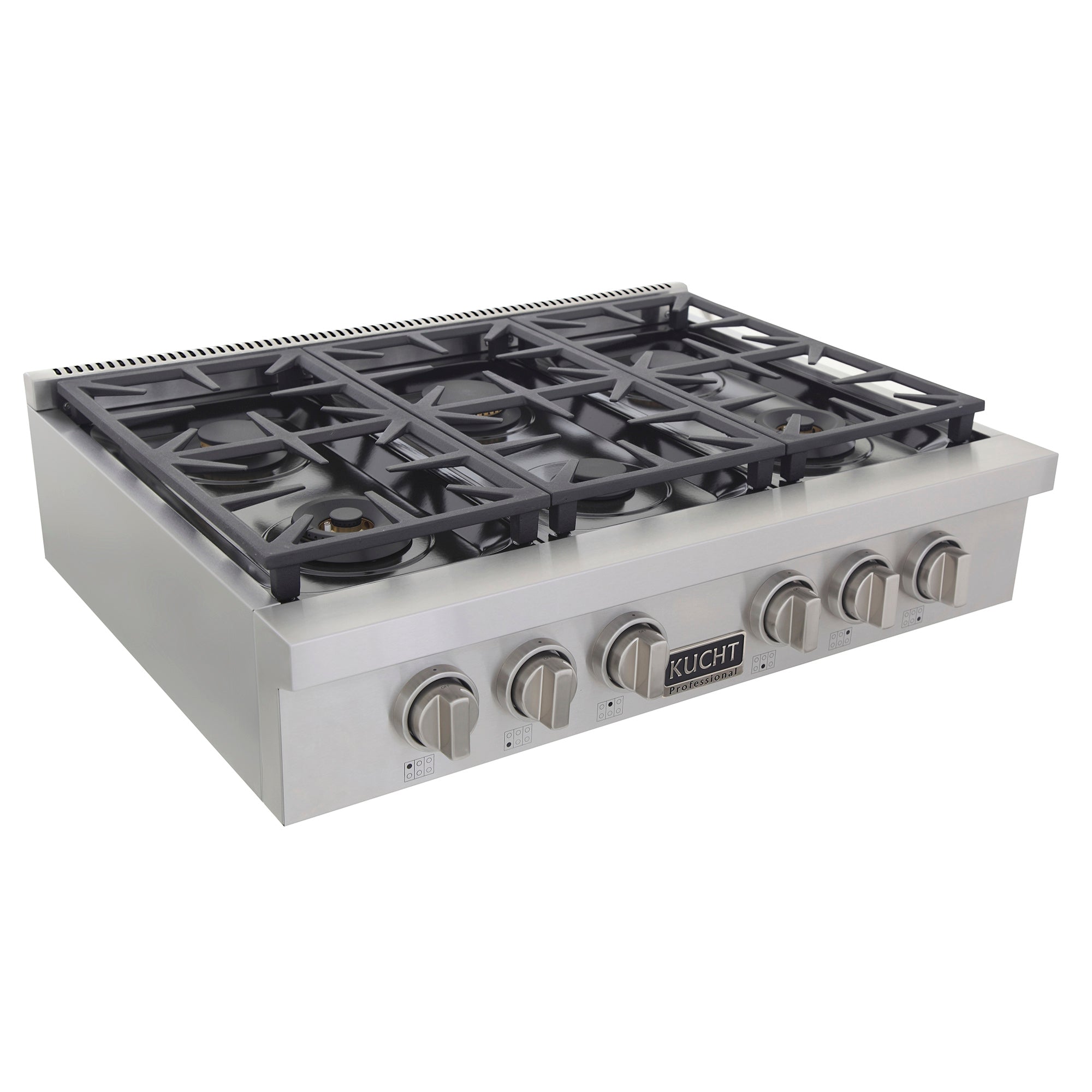 Kucht Professional 36 in.Natural Gas Range Top with Sealed Burners in Stainless Steel KFX369T - image 3