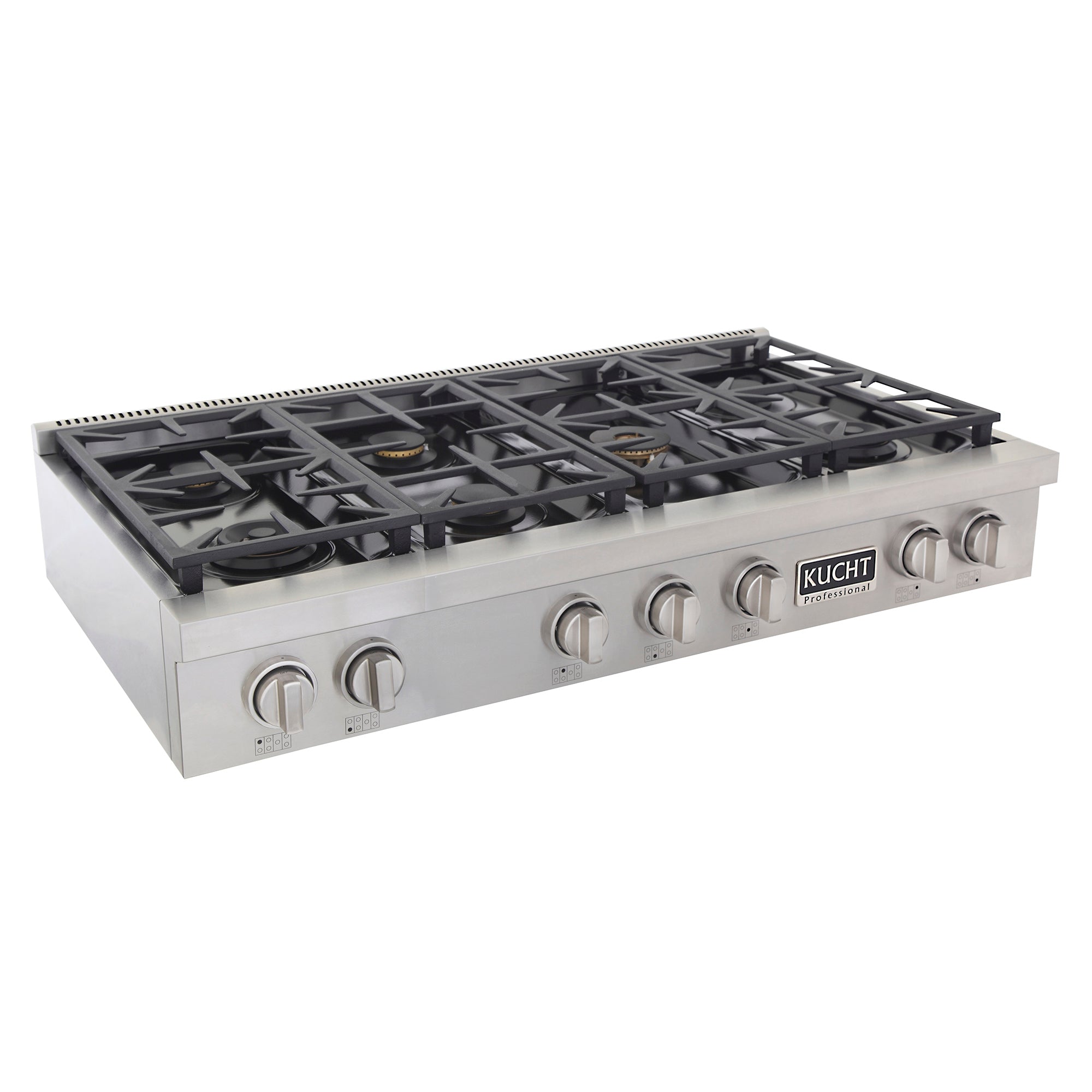 Kucht Professional 48 in. Natural Gas Range Top with Sealed Burners, in Stainless Steel KFX489T - image 4