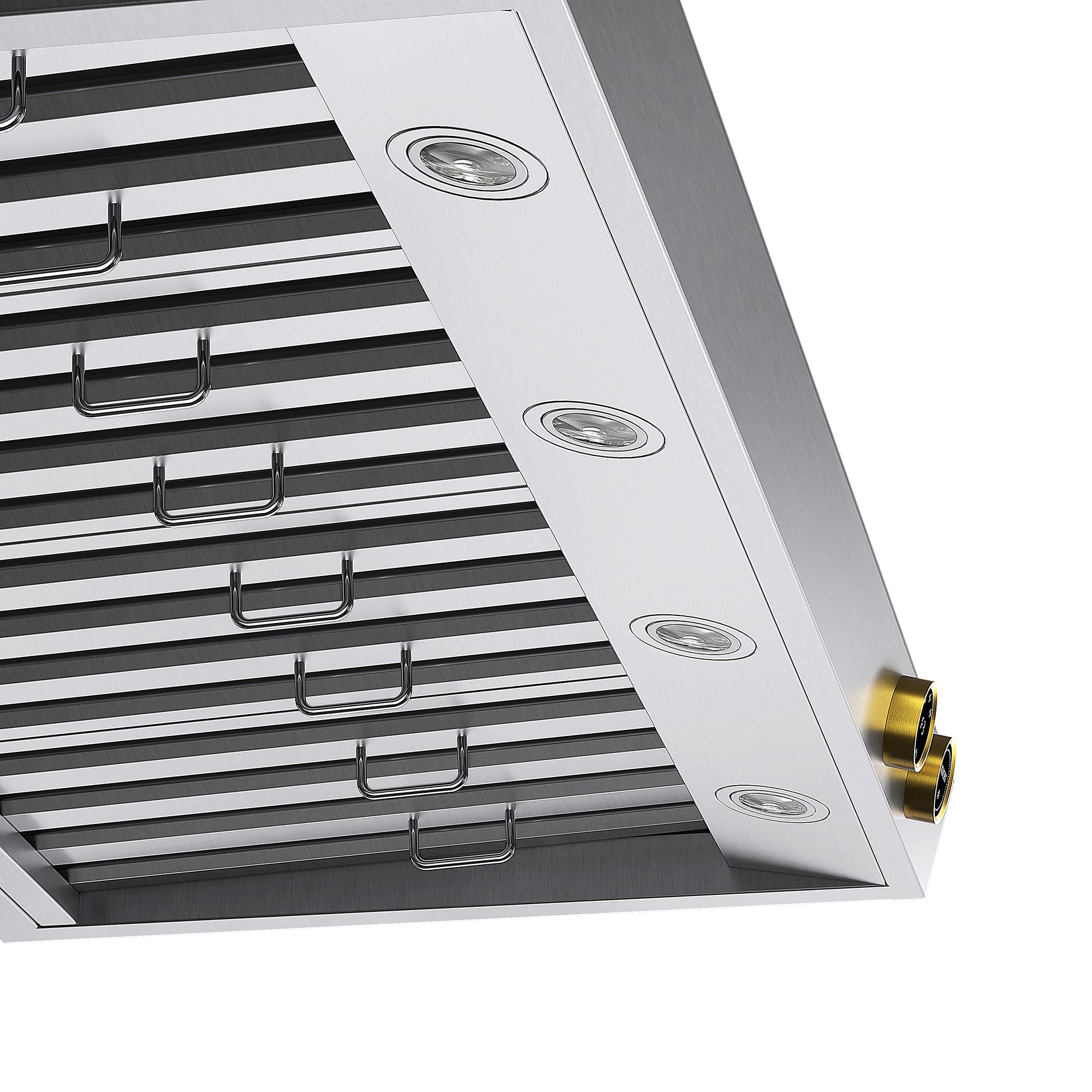 Kucht Pro Style 48 in. 1200 CFM Under Cabinet Range Hood, Stainless Steel, Digital Controls KRH480 - image 2