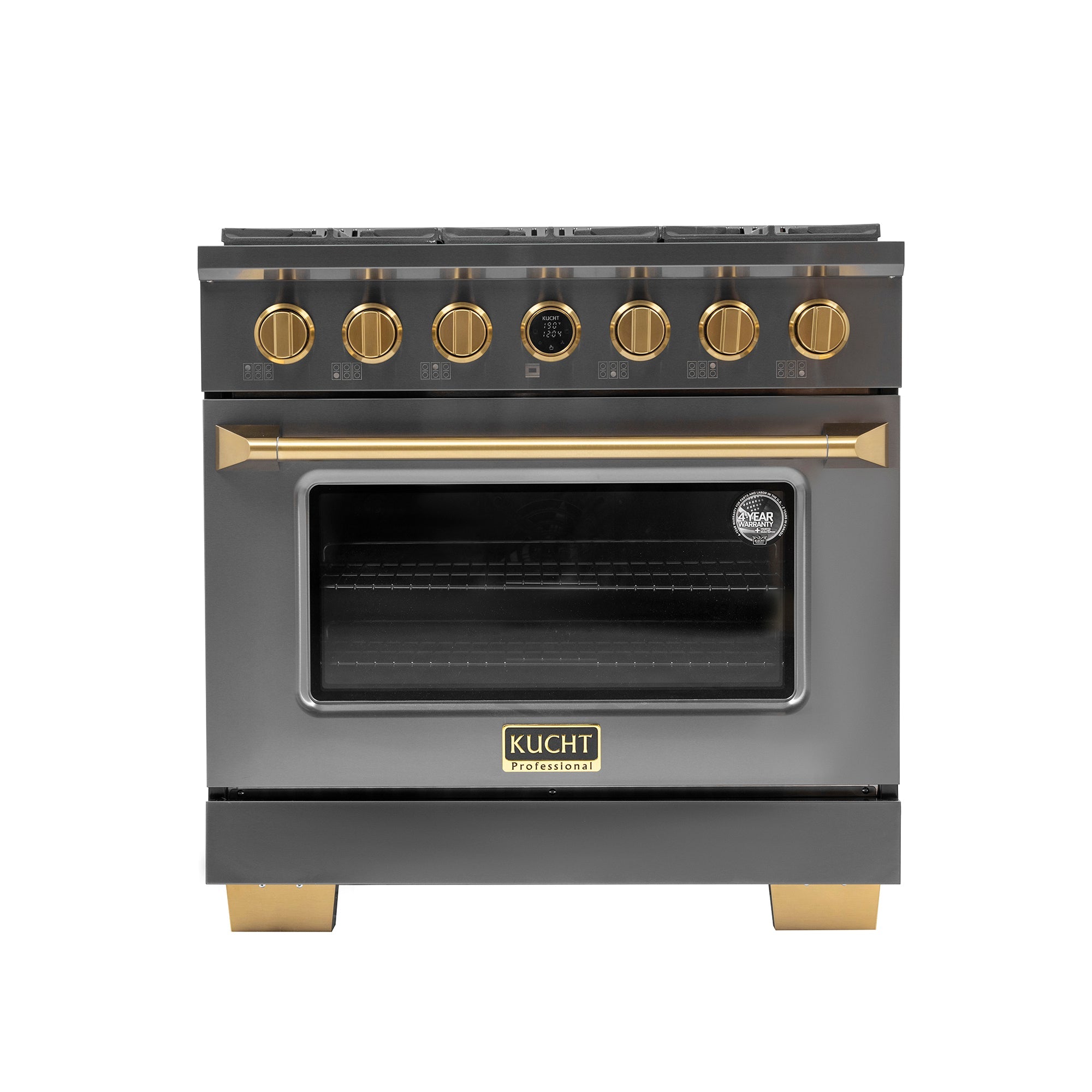 Kucht 36 in. 5.2 cu. ft. 6 Burners Dual Fuel Range KXD36 - image 3