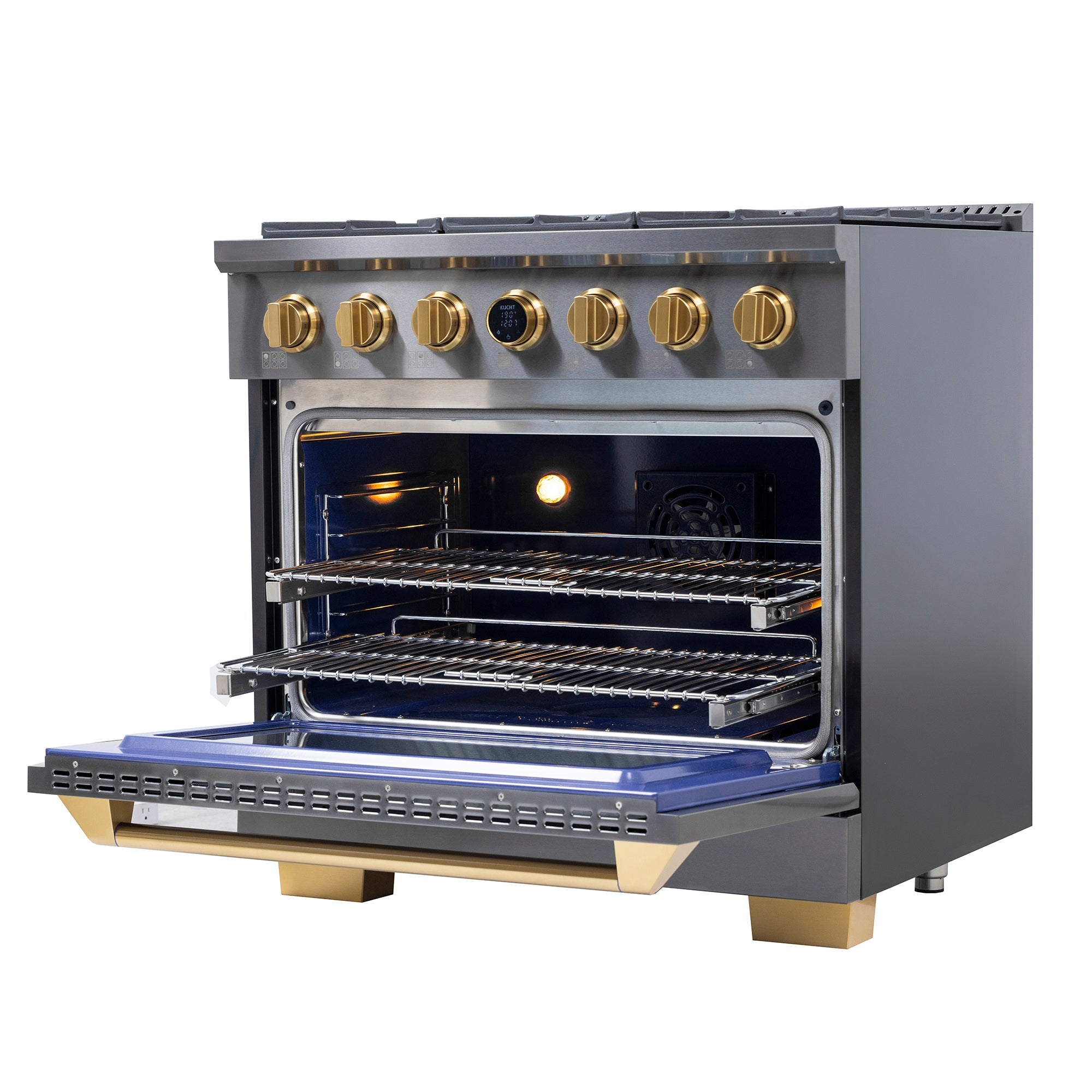 Kucht 36 in. 5.2 cu. ft. 6 Burners Dual Fuel Range KXD36 - image 25