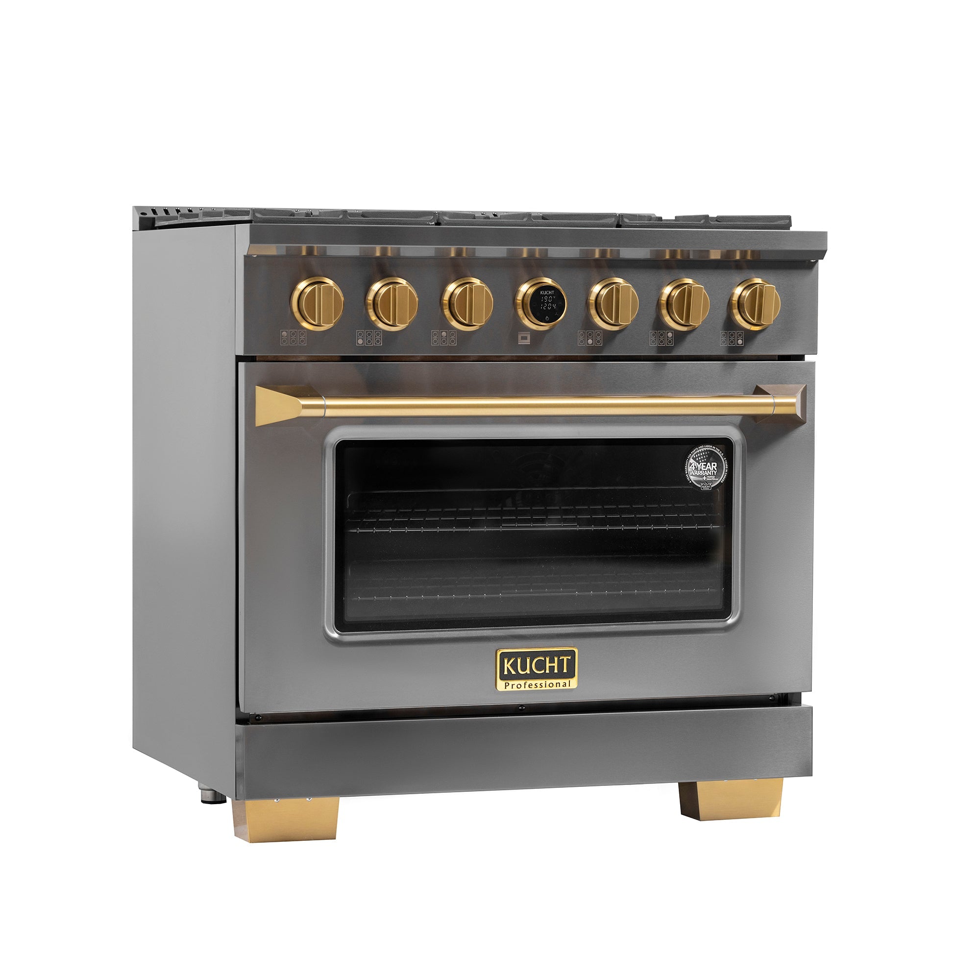 Kucht 36 in. 5.2 cu. ft. 6 Burners Dual Fuel Range KXD36 - image 1
