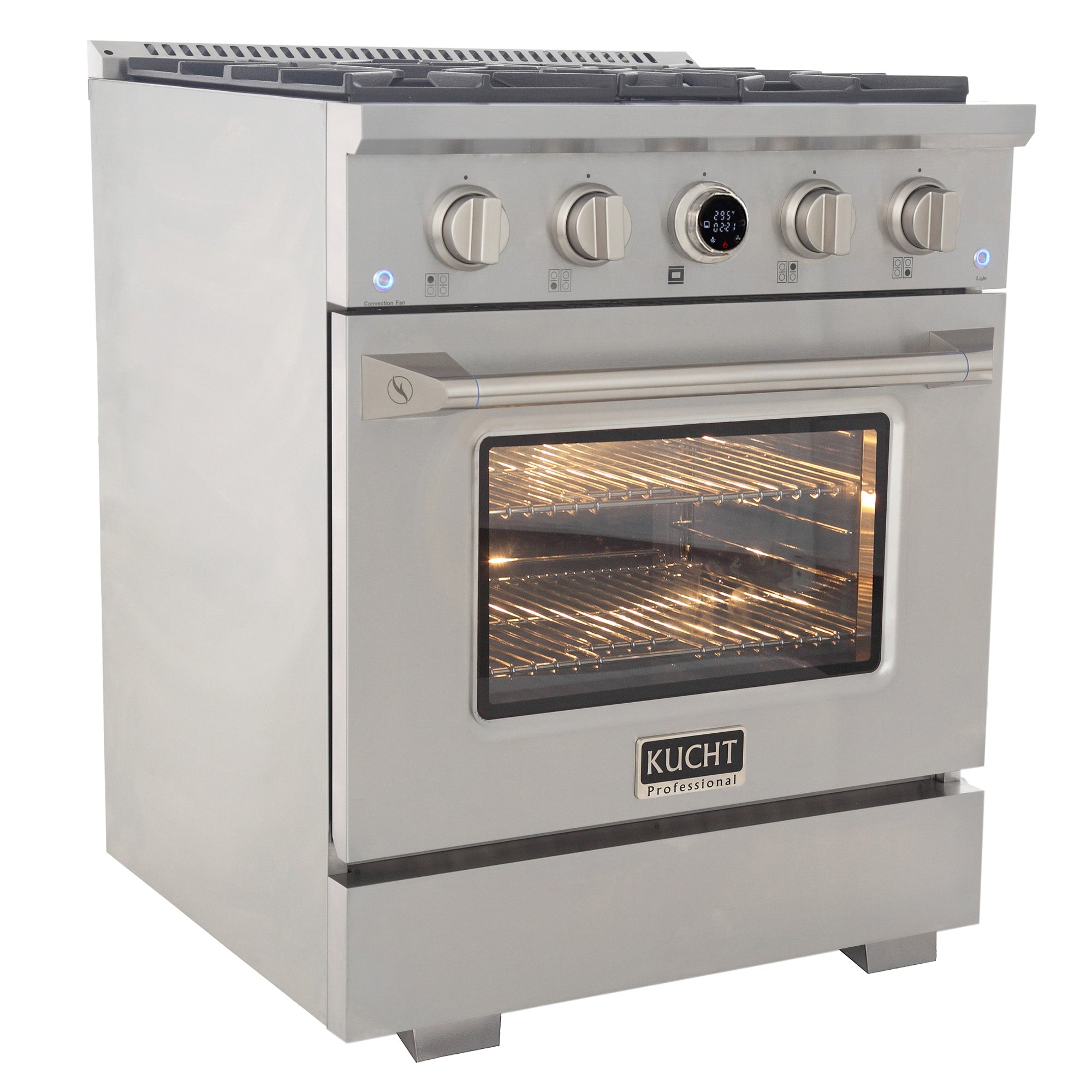 Kucht 30 in. 4.2 cu. ft. 4 Burners Dual Fuel Range KXP30 - image 3