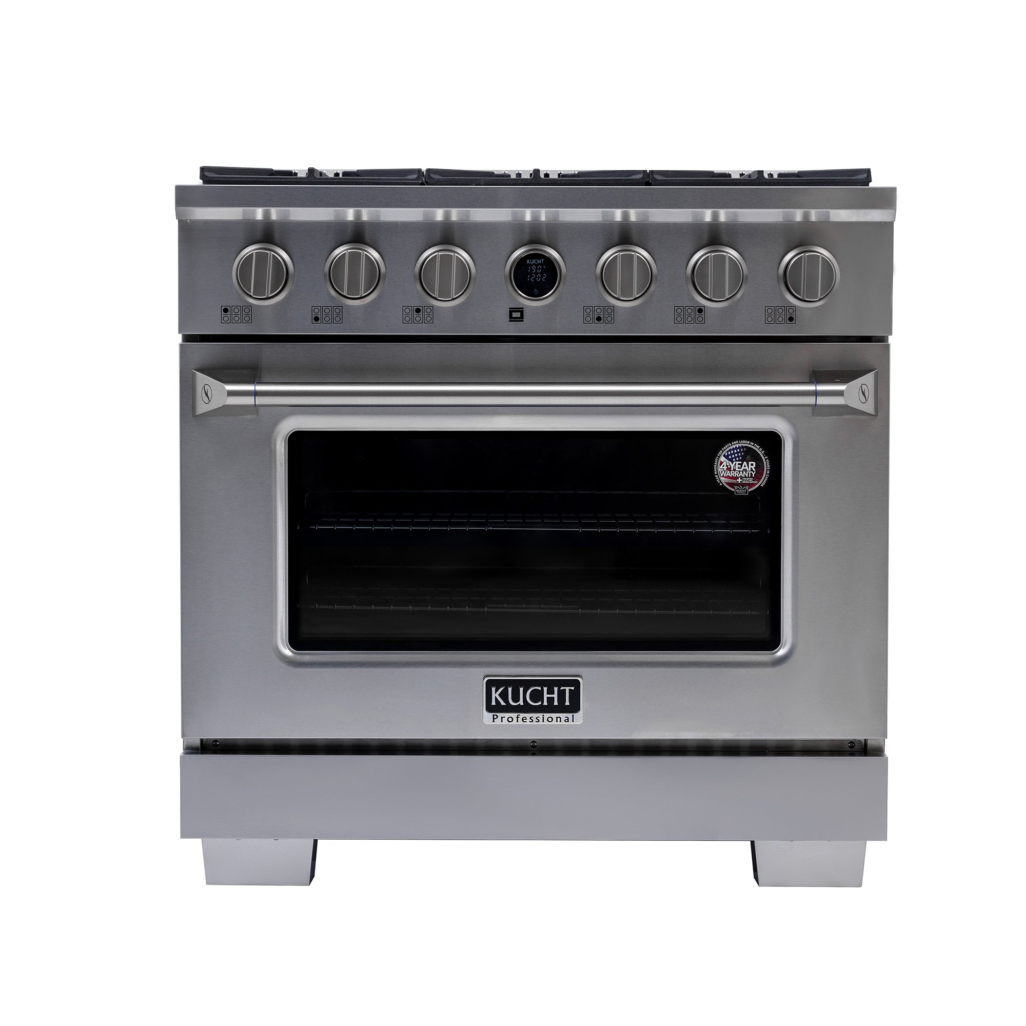 Kucht 36 in. 5.2 cu. ft. 6 Burners Dual Fuel Range KXP36 - image 1