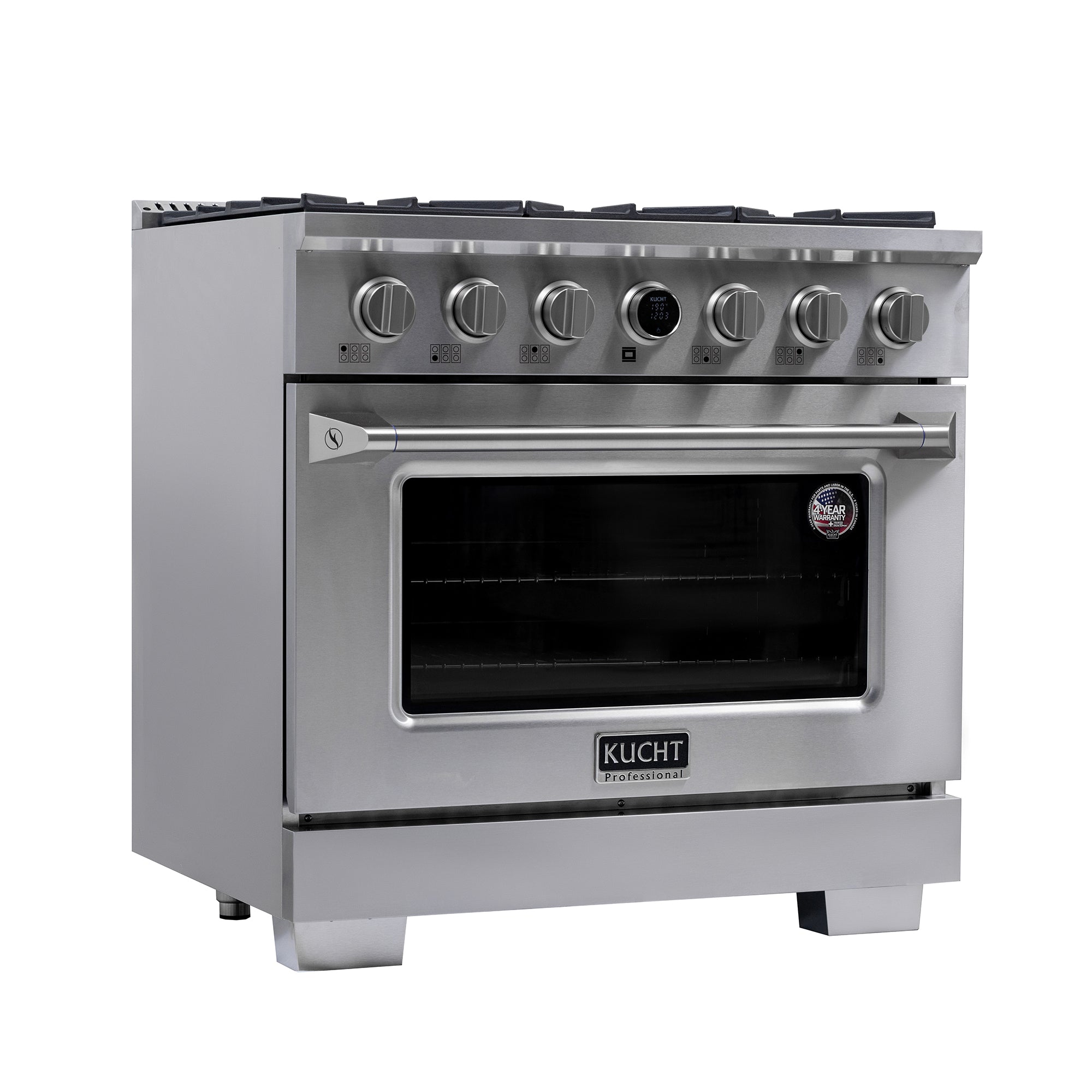 Kucht 36 in. 5.2 cu. ft. 6 Burners Dual Fuel Range KXP36 - image 4