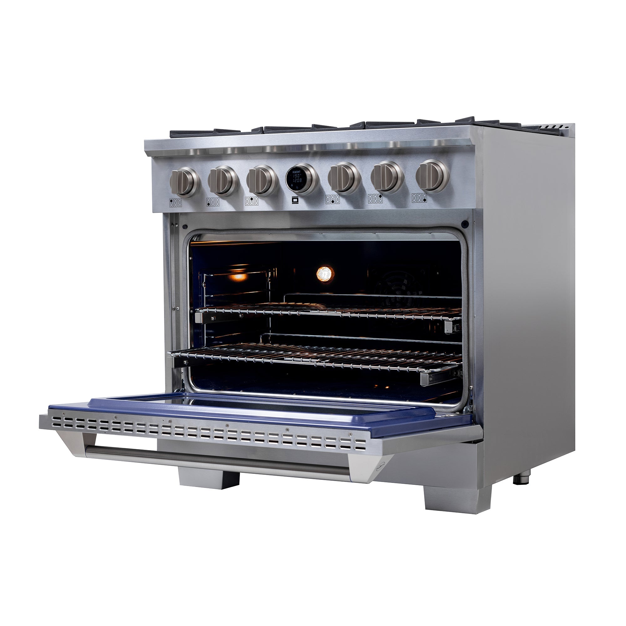 Kucht 36 in. 5.2 cu. ft. 6 Burners Dual Fuel Range KXP36 - image 10