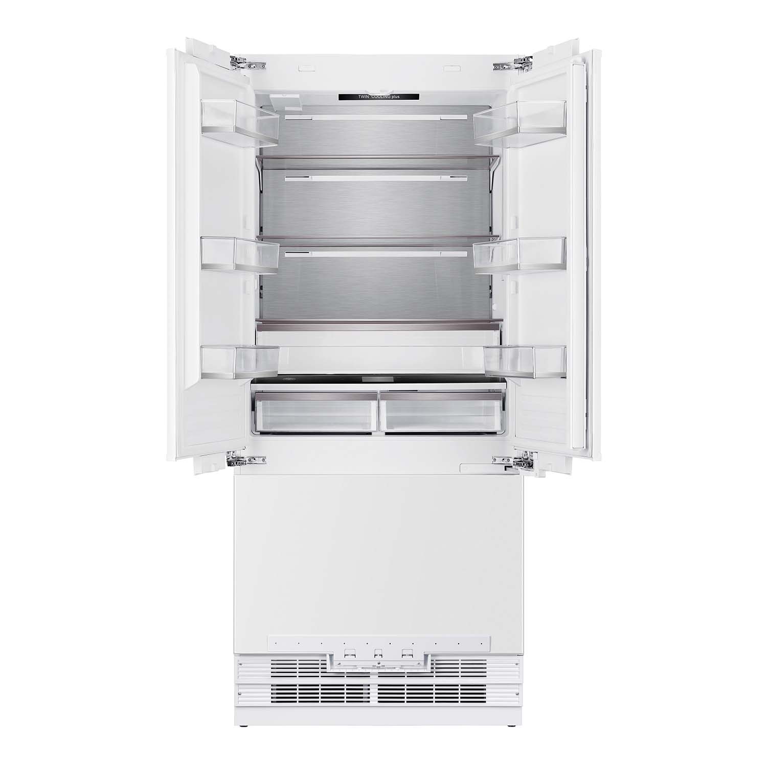 Kucht 36 in. 19.6 cu. ft. French Door Built-In Refrigerator in Custom Panel Ready KR365FD - image 3
