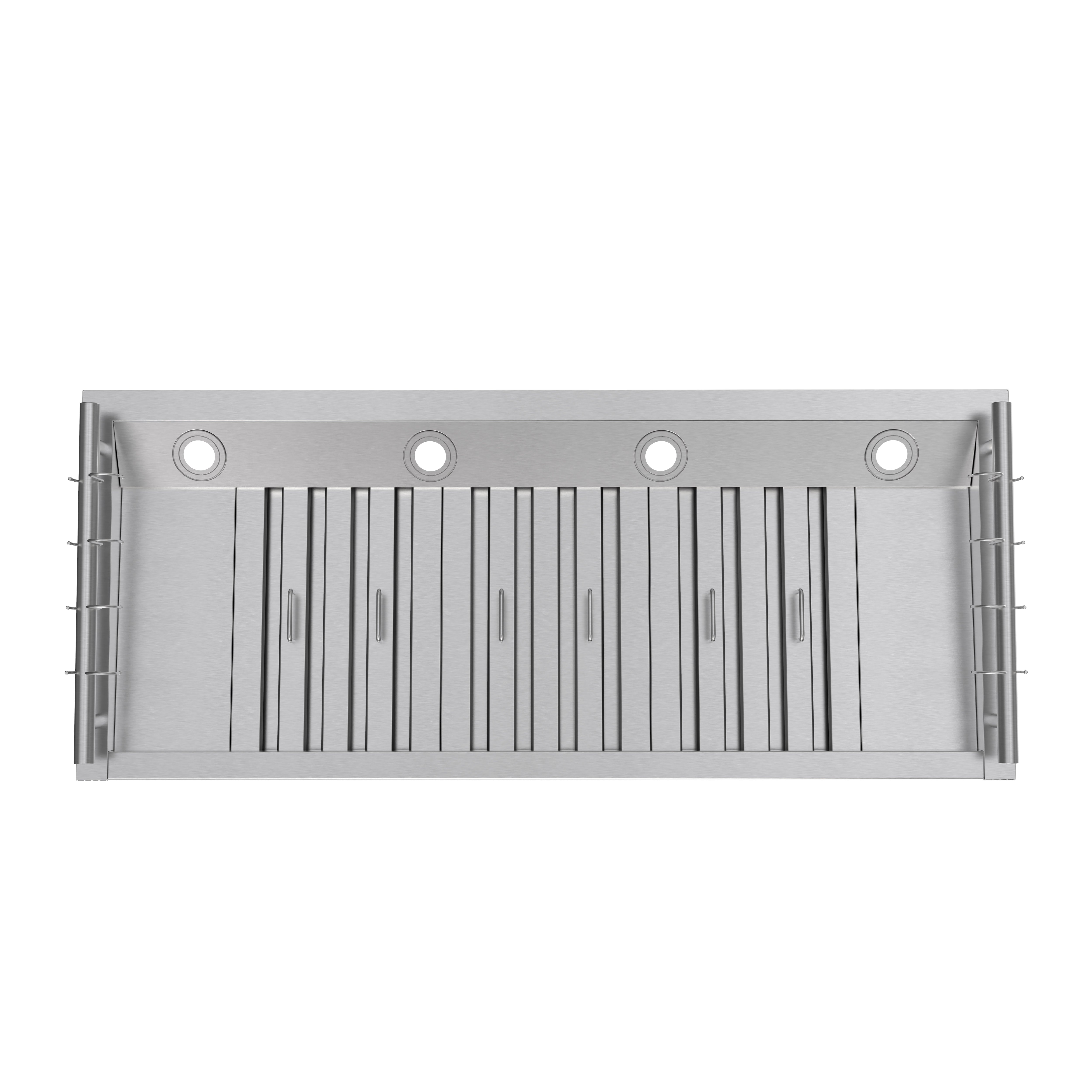 Forno Venezia 48 Inch Wall-Mounted Range Hood with Touch Controls and Baffle Filters