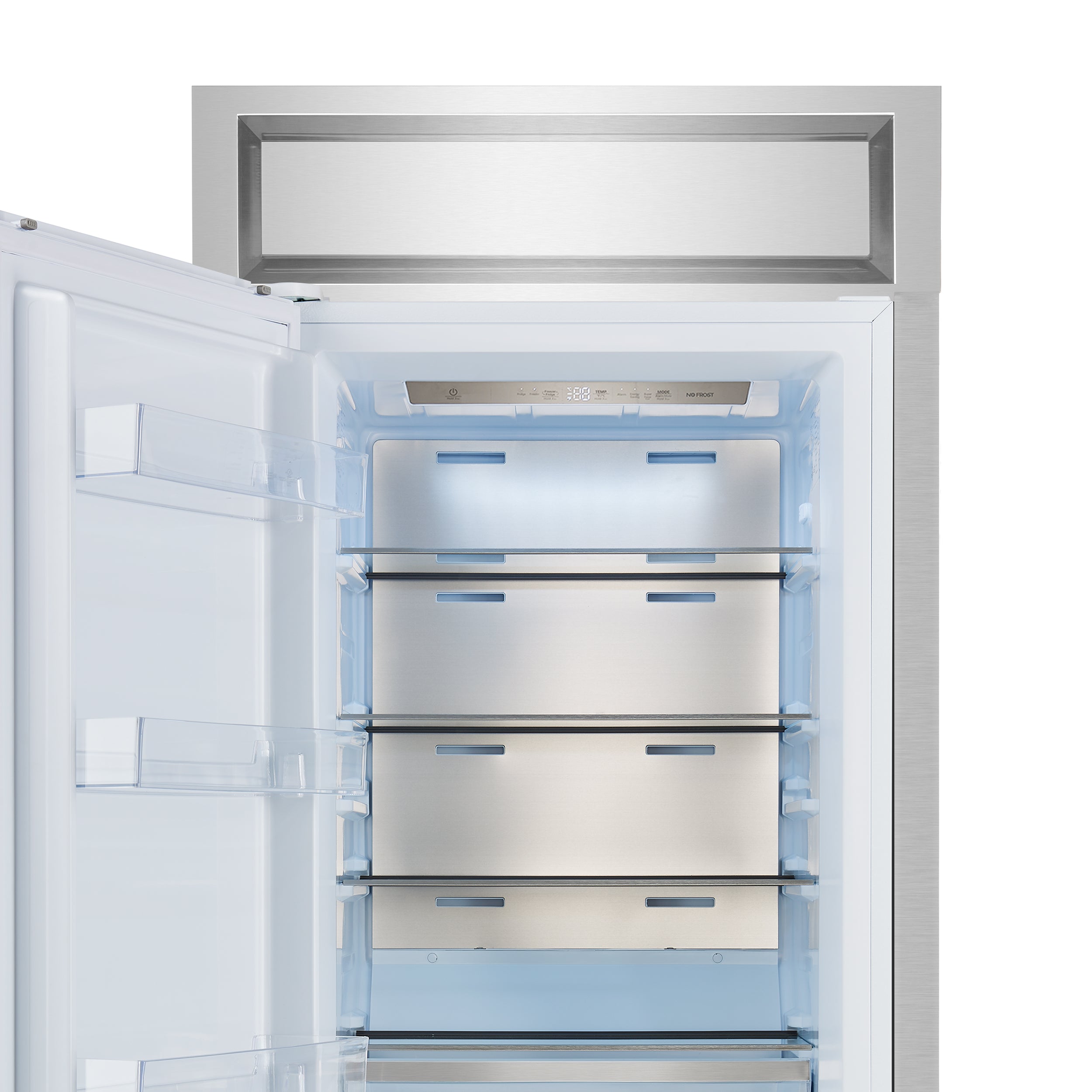 Forno Maderno 28-Inch Built-In Convertible Refrigerator, 13.6 cu.ft, Left Swing, Decorative Grill, ENERGY STAR Certified