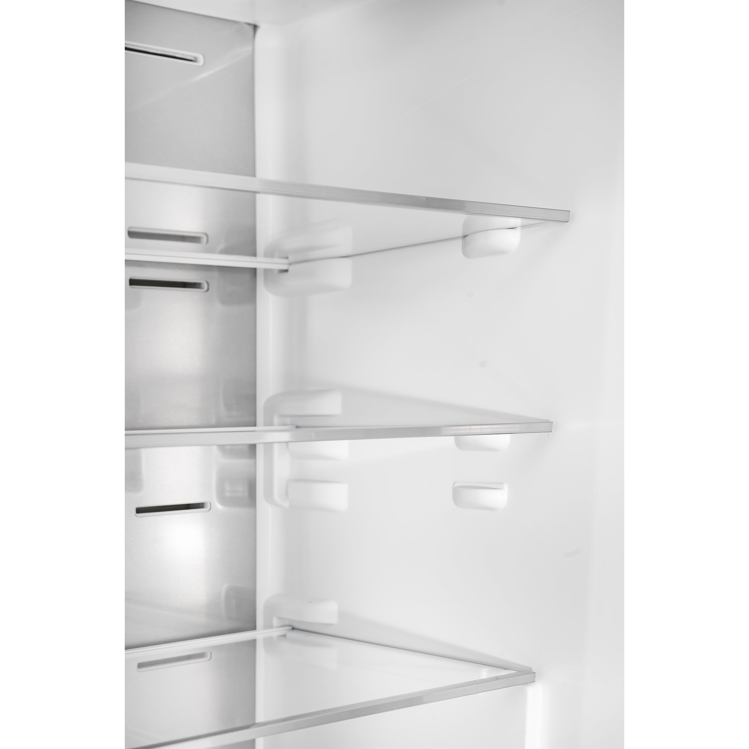 Custodia 24" Bottom Freezer, 10.3 cf., Right Swing, Total No frost, Black, Antique Brass handles