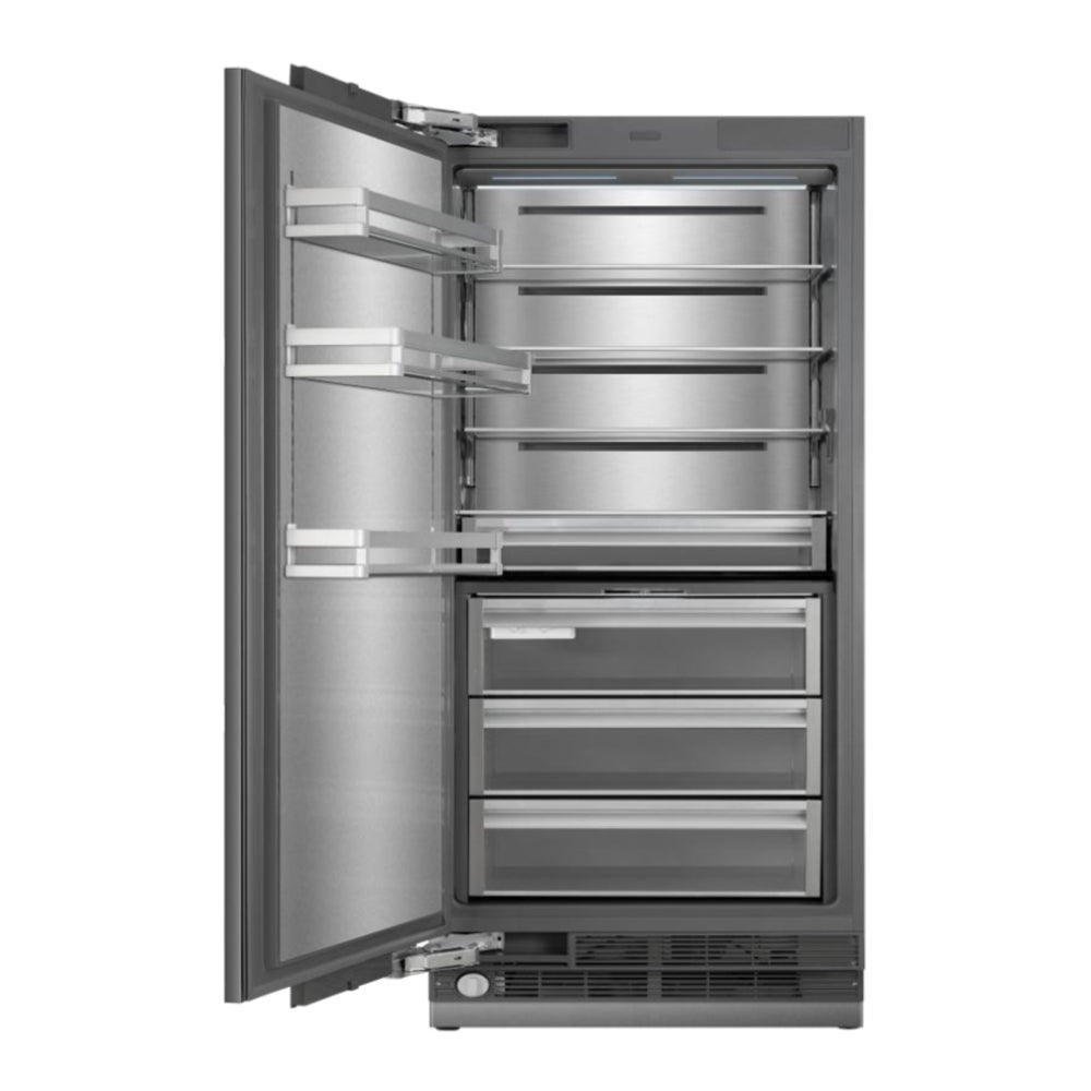 ILVE 36 inch Freezer Column with 20.1 cu. ft. Capacity, Automatic Ice Maker, up to 3.9 lb Daily Production, Full Size Ceiling LED Illumination Panel, Panel Ready - image 3