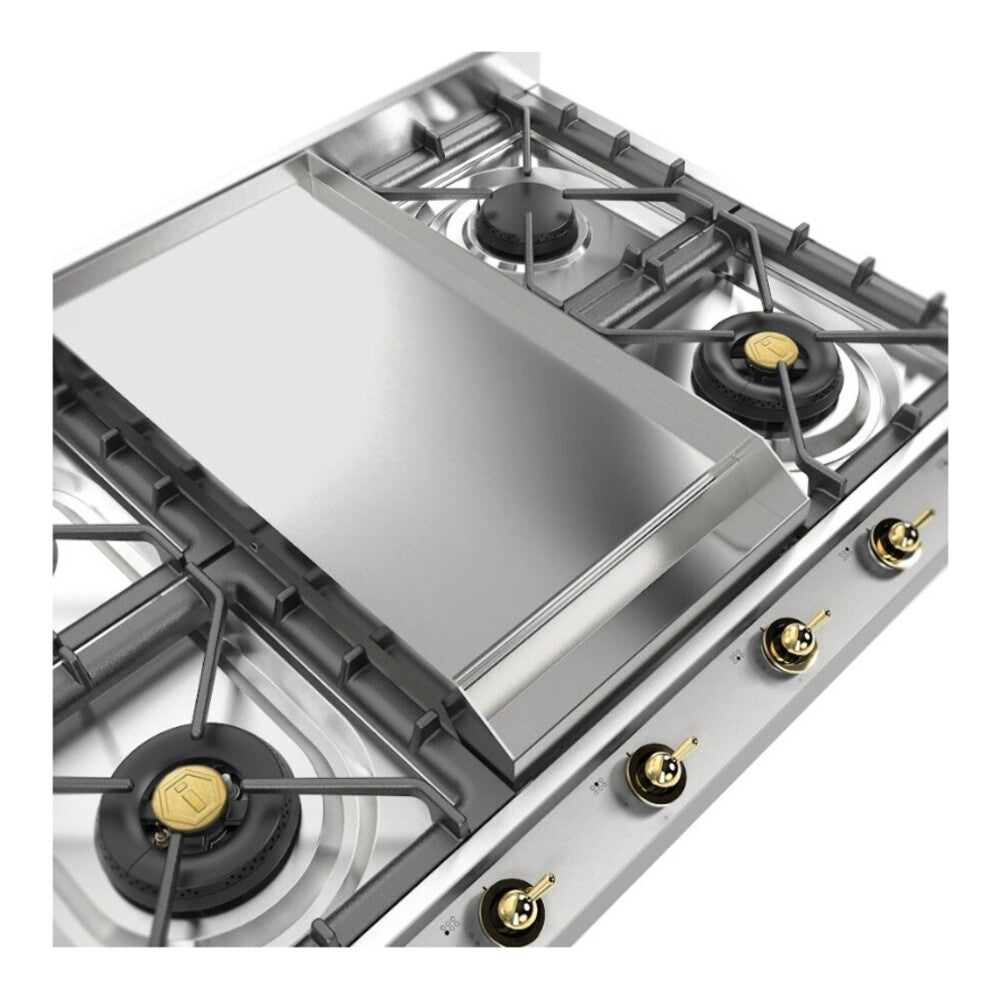 ILVE Nostalgie II 36 inch Gas Cooktop with Griddle, in Stainless Steel - image 11