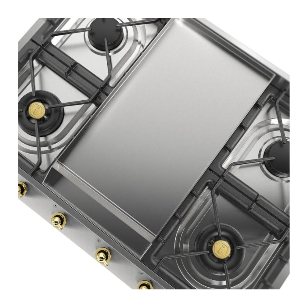 ILVE Nostalgie II 36 inch Gas Cooktop with Griddle, in Stainless Steel - image 13