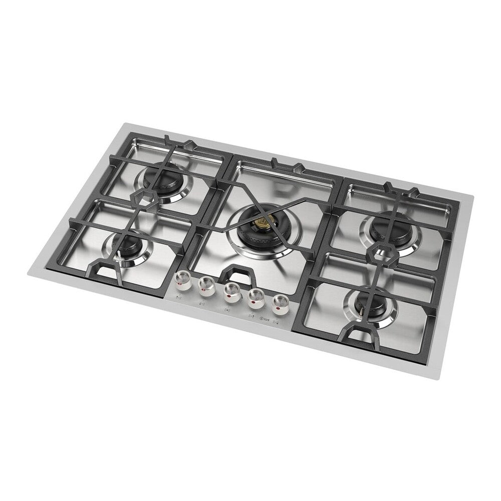 ILVE Panoramagic 36 inch Built-In Gas Cooktop with 5 Burners, in Stainless Steel - image 7