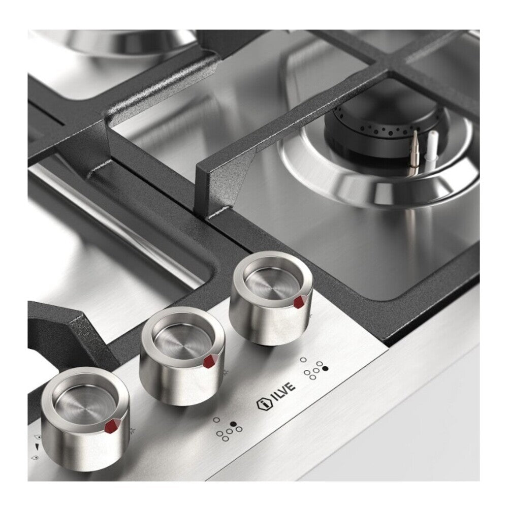 ILVE Panoramagic 36 inch Built-In Gas Cooktop with 5 Burners, in Stainless Steel - image 9