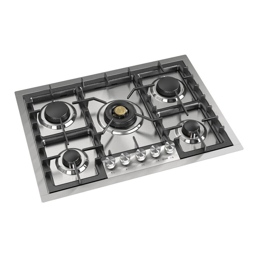 ILVE Professional Plus II 30 inch Built-In Gas Cooktop with 5 Burners, in Stainless Steel - image 6