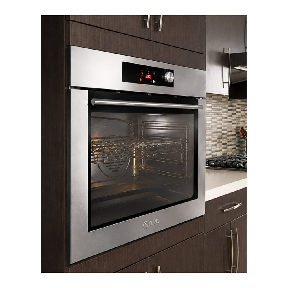 ILVE Professional Plus II 30 inch Pyrolytic Single Wall Oven with 4.4 cu. ft. Capacity (Stainless Steel) - image 4